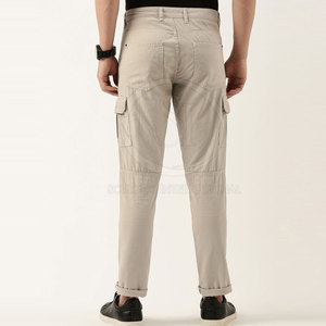 Ropa informal de alta calidad, pantalones Cargo para hombre, pantalones Cargo de Color sólido para hombre, pantalones Cargo para hombre más vendidos - Product Image 3