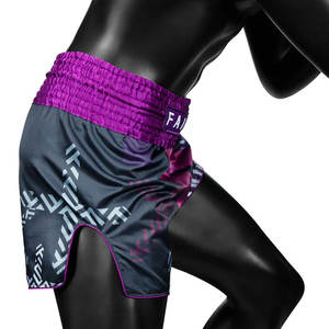 Haute Qualité Solide Couleur Mauy Thai Shorts Muay Thai Fight Shorts Sublimation MMA Fitness Boxe jiu jitsu kimono - Product Image 4