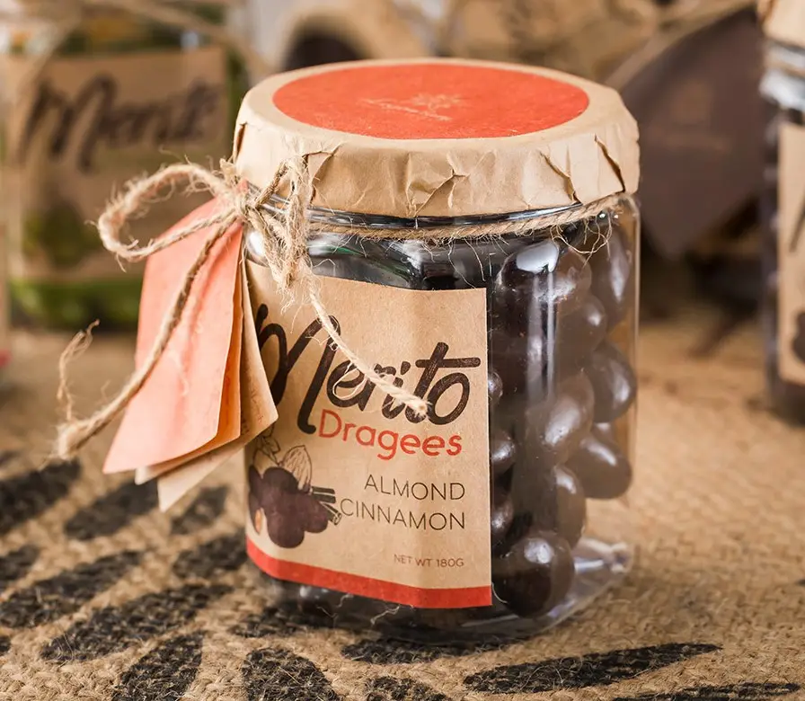 Dragées chocolat couvert d'algues séchées avec chocolat à la cannelle milka sucreries exportation quantité minimale de commande échantillons gratuits faible