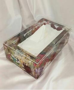 Boîte à mouchoirs en résine de conception moderne de haute qualité forme personnalisée articles décoratifs de table pour la décoration intérieure - Product Image 3