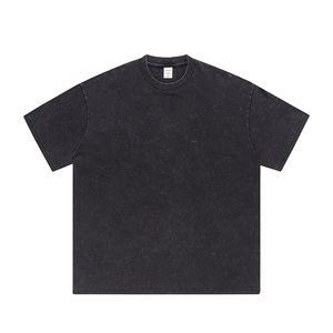 T-shirts surdimensionnés personnalisés pour hommes lavage ACD Vintage coton lourd Streetwear 100% coton confortable coupe surdimensionnée - Product Image 2