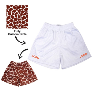 Shorts de sport décontractés pour hommes, respirants, écologiques, épais, avec logo personnalisé, style vintage, pour l'été, vente en gros - Product Image 2