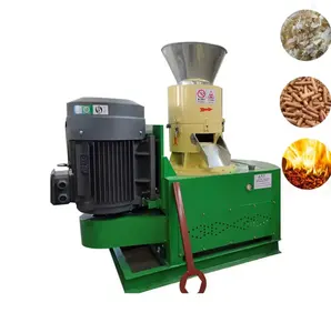 Máquina de pellets de madera con certificación CE 2024/Molino de pellets de madera/Máquina de fabricación de pellets de madera