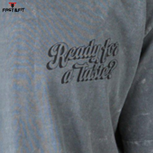 T-shirt 100% coton imprimé de logo personnalisé en gros pour hommes coupe ample imprimé pour hommes T-shirt pour hommes en coton et polyester de qualité supérieure - Product Image 6