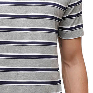 Venta al por mayor de gran tamaño 100% algodón camiseta de los hombres lavado ácido Vintage ropa de calle cierre de cremallera transpirable tela de terciopelo logotipo personalizado - Product Image 5