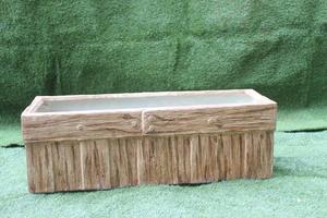 กระถางปลูกต้นไม้ไฟเบอร์กลาสสีเทาขนาดเล็กพร้อมพื้นผิวหยาบสำหรับใช้ในบ้านและสวน - Product Image 5