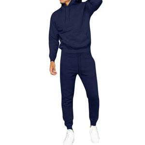 2025 hommes décontracté vêtements d'hiver survêtement 100% coton poids lourd 300-320 GSM sweat chemise pantalons de survêtement solide blanc survêtement - Product Image 3