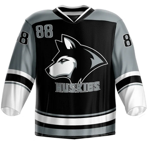 Chemises respirantes à impression par sublimation personnalisée, hauts OEM, maillot de hockey sur glace pour hommes - Product Image 4