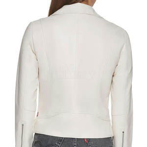 Vestes en cuir pour femmes fabriquées en usine, prix abordable, logo imprimé personnalisé, tricotées pour l'hiver, haute qualité, personnalisables - Product Image 2