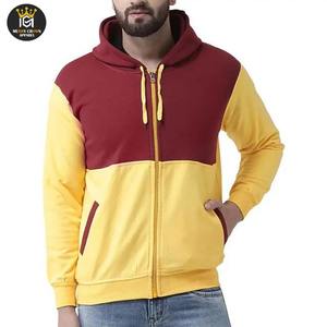 Sudadera con capucha y cremallera de lana de algodón 100% de calidad profesional para hombre, top de invierno bordado, transpirable, cómodo, pesado, superventas - Product Image 5