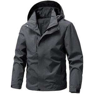 Veste Softshell pour homme, vêtement d'extérieur, veste imperméable, sport, vente en gros, 100% polyester, légère, coupe-vent - Product Image 2