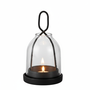 Lumière d'ambiance moderne hexagonale en métal et verre pour événements de mariage avec cadre géométrique personnalisé en acier inoxydable, lumières de Noël - Product Image 2