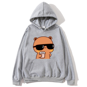 Sudadera con Capucha Premium para Parejas, Tendencia 2026, Estilo Y2K, Estampado de Dibujos Animados Kawaii, Sudadera con Capucha de Forro Polar Cálido para Hombre - Product Image 5