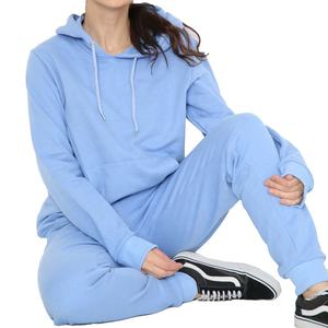 Chándal de lana transpirable de talla grande de alta calidad personalizado para mujer, conjuntos informales ligeros, bordado sublimado para invierno - Product Image 2
