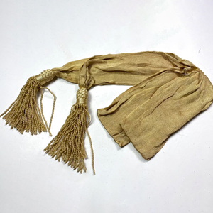 Personalizado 2025 doble impreso 72 "satén graduación estola flores graduación faja con borla blanca de alta calidad - Product Image 1