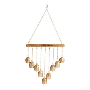 Conception Standard tenture murale cloche Prime qualité métal cloche carillon éolien tenture murale cloches pour Diwali et noël décor de fête - Product Image 1