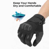Gants de moto Gants de protection pour écran tactile avec rembourrage de paume dur pour le cyclisme Airsoft Gants de chasse et de randonnée