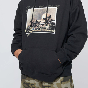 Sweat à capuche en molleton épais 350 grammes pour homme, taille XS, épaules tombantes, 100 % coton, hiver, couleur unie, poche, teint en pièce, direct usine - Product Image 6
