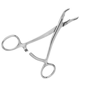 Pinzas de Reducción Ósea de 5 1/2 Pulgadas de Calidad Premium, Curvas, Escalonadas y Puntiagudas, Instrumento Quirúrgico Ortopédico de Acero Inoxidable Médico - Product Image 6