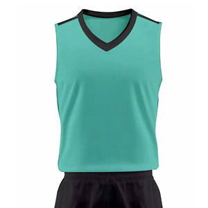 Ensemble d'uniformes de basket-ball sans manches personnalisés respirants de haute qualité, 100 % polyester, dernier style, tenue d'équipe - Product Image 4