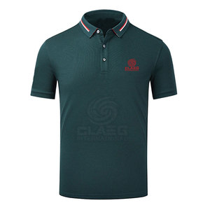 Ropa de verano de manga corta más vendida, Polo holgado de negocios para hombre, servicio OEM, Polo de secado rápido con logotipo personalizado - Product Image 1