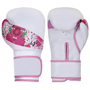 Guantes de boxeo de diseño impreso por sublimación personalizada/Guantes de boxeo de cuero de diseño profesional hechos en fábrica - Product Image 3