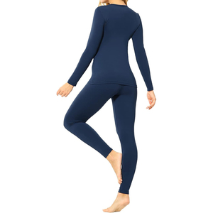 2025 Ultra doux Polyester respirant femmes Long John sous-vêtement thermique ensemble polaire doublé couleur personnalisée pour l'hiver - Product Image 5