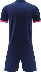 ชุดฟุตบอลสโมสรคุณภาพสูงแบบกำหนดเอง ชุดฟุตบอลแบบระเหิดสี ชุดเสื้อฟุตบอลแขนสั้นระบายอากาศได้ดี - Product Image 4