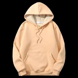 Custom Logo Oversized Men's <b>Hoodies</b> Unisex <b>Sherpa</b> <b>Lined</b> Fleece Streetwear Pullover 100% Cotton Fashionable Premium Quality - Product Image 1