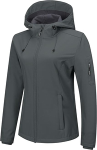 Chaqueta cortavientos de lana de invierno de alta calidad para hombre y mujer, abrigo impermeable a prueba de viento para senderismo, estilo exterior de poliéster - Product Image 6