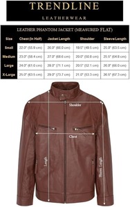Chaqueta Phantom de Cuero 100% Cuero Genuino para Hombre, Calidad Premium, Impermeable, Transpirable, Ropa de Invierno, Estilo Casual, Cierre de Cremallera - Product Image 5