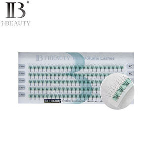 Eyelash Extension -ib <b>Pre</b>-<b>made</b> <b>Fan</b> FINE VOLUME <b>LASHES</b> Horizontal 4D <b>Lash</b> C Type Individual <b>Lash</b> - Product Image 1