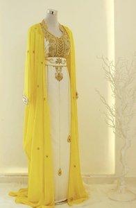 Kaftan islámico marroquí moderno para mujer Vestido de playa largo hasta el suelo con suministro ODM de manga larga transpirable - Product Image 2