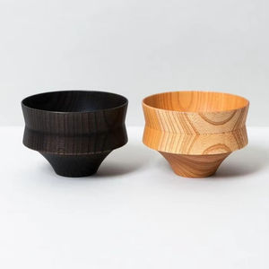 BOL DE SCULPTURE-BOL DE FRUITS DE SCULPTION EN BOIS NATUREL, bol en bois décoratif pour table bureau décor à la maison ustensiles de cuisine - Product Image 1