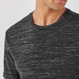 Nouveau t-shirt à col rond en coton classique pour hommes et garçons imprimé T-shirt de base uni de qualité supérieure - Product Image 5