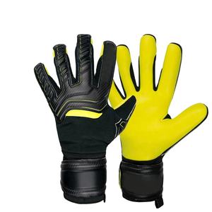 Gants de gardien de but en latex allemand de qualité supérieure avec sangle de poignet réglable antidérapante, design respirant, couleurs et logo personnalisables - Product Image 1