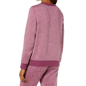 Pakistán Fabricación Color sólido Mujeres Sudaderas Logotipo impreso personalizado Casual transpirable Mujeres Sudadera - Product Image 2