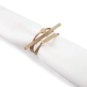 Lightweight <b>Metal</b> Napkin Ring Designed For Easy Handling With Smooth <b>Edges</b> And Elegant Minimal Style - Product Image 6