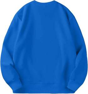 Hot Selling Women Oversized <b>Mock</b> Neck 100% Cotton Drop Shoulder <b>Turtleneck</b> Custom Made Logo Printing OEM Service - Product Image 5