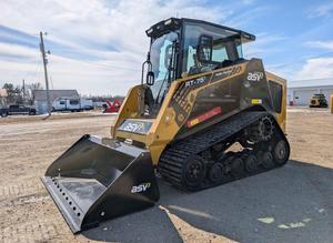 Envío Gratuito ASV RT-75 Cargadora Compacta de 75 hp y 4 Toneladas con Certificación CE y EPA, Cargadora de Orugas con Accesorio de Cargador Frontal - Product Image 2