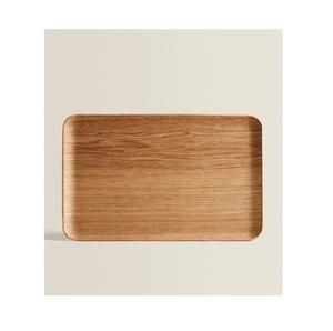 Plateau de service alimentaire en bois à poignée en métal Plateau de service en bois au design personnalisé pour la maison, les hôtels et les restaurants - Product Image 3