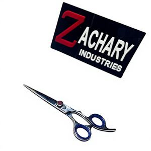 กรรไกรตัดผมมืออาชีพสำหรับใช้ในบ้าน ราคาประหยัด สำหรับช่างตัดผม ใบมีดสแตนเลส ด้ามจับพลาสติก ฟันซอย 26 ซี่ - Product Image 1