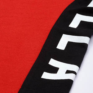 เสื้อสเวตเตอร์มีฮู้ดสำหรับผู้หญิงเสื้อฮู้ดผ้าฟลีซสไตล์ฮิปฮอปสีแดงดำเทาสีชมพู - Product Image 5