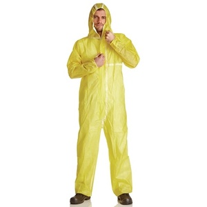 Overol de Protección Química ProSafe 4, Talla L, Amarillo, PPE III DS SafetyWear - Product Image 1