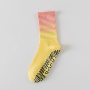 ODM personnalisable dégradé antidérapant côtelé équipage chaussettes de sport Pilates Yoga chaussettes en gros commande en gros - Product Image 4