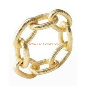 Standard Designer Aluminum Napkin <b>Rings</b> Eco-Friendly Modern Luxury Home Dinnerware Party Use High Quality Customizable Shape - Product Image 4