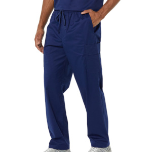 Pantalones de Trabajo Elásticos Transpirables y Ligeros de Spandex/Poliéster para Hombre, Unisex, con Protección Contra Pinchazos, Uniformes para Médicos y Clínicas - Product Image 1