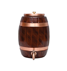 Moderno y Elegante Tanque de Agua de Cobre para Hogar, Cocina, Oficina, Fiestas, Restaurantes, Diseño Ecológico y Lavable, Beneficios para la Salud Ayurveda - Product Image 4