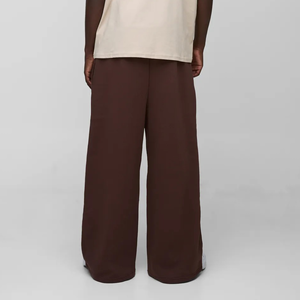 กางเกงผู้ชายผ้าคอตตอน100% ขนาดใหญ่ขาบานสำหรับผู้ชายพิมพ์ลายโลโก้ซักได้ออกแบบได้ตามที่ต้องการ - Product Image 2