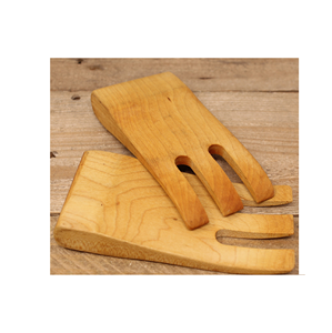 Cucharas talladas a mano de madera únicas para manualidades de madera, juego de regalo, cena de fiesta, regalo de boda con color de madera natural - Product Image 1